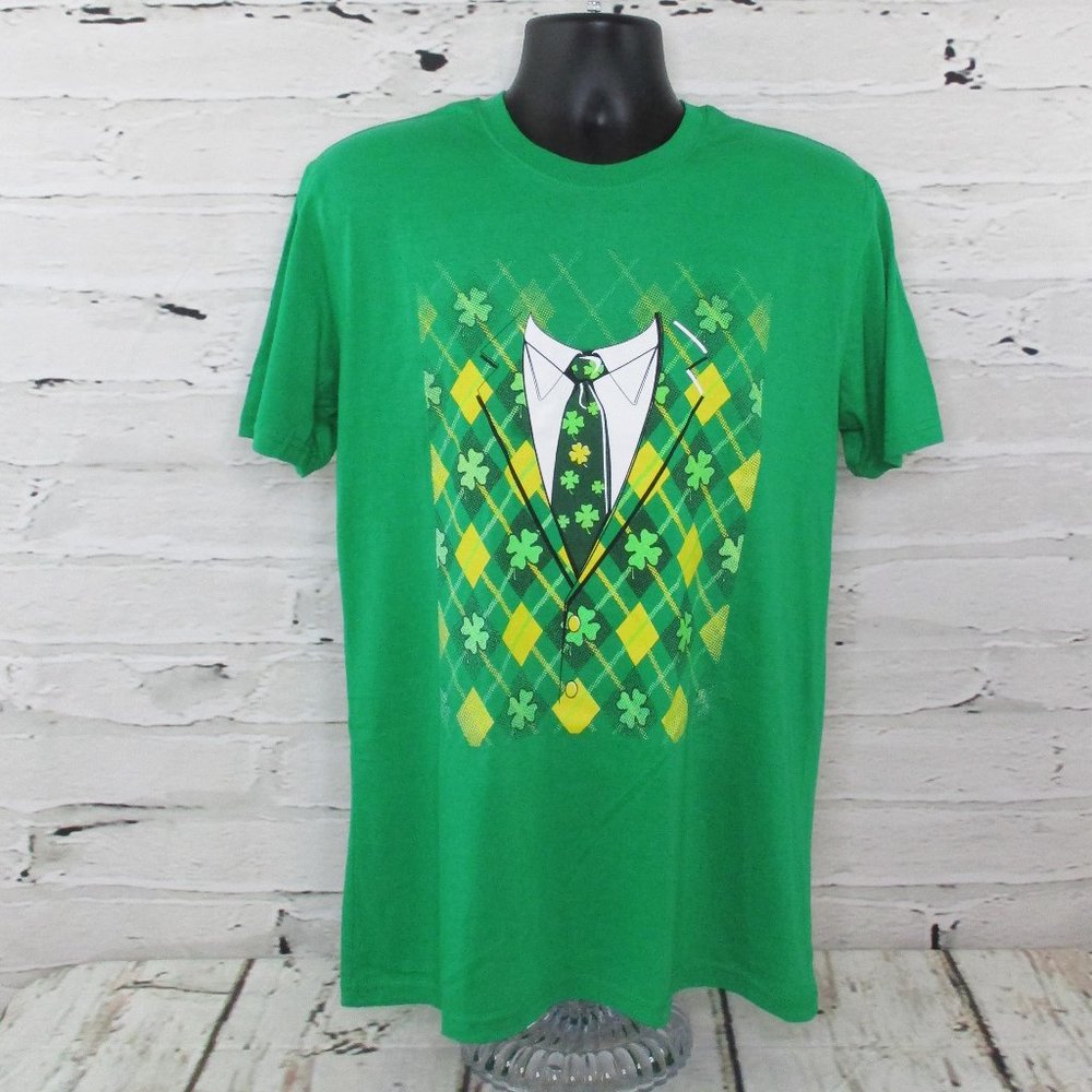 St Patricks Day T-Shirt Crazy Dog Men Women Unisex